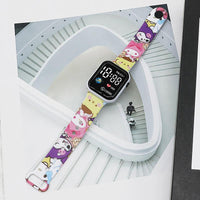 Cartoon LED Electronic Watch for Kids