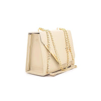 Girl's off white crossboby bag