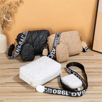 Girl's pu leather embroidered crossboby bag