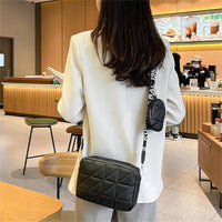 Girl's pu leather embroidered crossboby bag