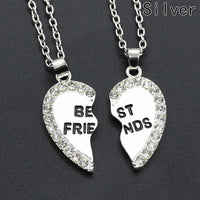 2 pair best friend necklace