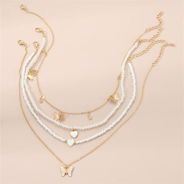 New simple drop oil love butterfly pendant wholesale