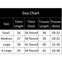 Stylish Men's Cotton Jersey Printed Track Suit - 2 Pcs Set