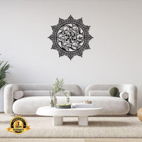 Round Panjtan Calligraphy